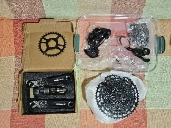 Grupo Sram SX 12v completo semizero com pedivela