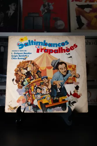 LP Vinil L. Enriguez Bacalov, Sergio Bardotti E Chico Buarque - Os Saltimbancos Trapalhões