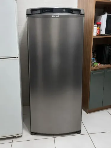 Geladeira inox Consul Frost Free 337 Litros
