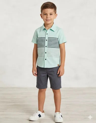 Conjunto infantil Brandili Mundi - 8 anos.