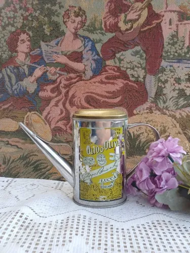 recipiente de azeite italiano vintage da marca Filippo Berio,