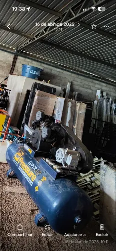 Compressor 425 litros 175 psi  10 hp