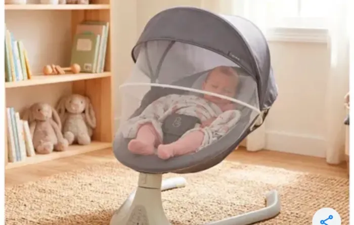 Cadeirinha Musical de Balanço Bebê Encanto Gray - Galzerano