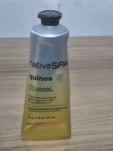 Creme Mãos Nativa Spa Quinoa O Boticário 75g Novo Lacrado