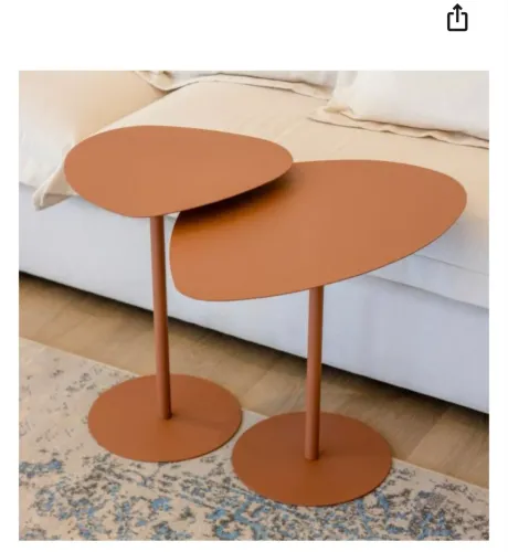 Conjunto mesas laterais orgânicas Muma