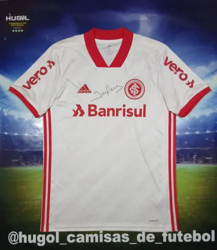Camisa do Internacional 2020/21 Adidas Segundo uniforme Autógrafada