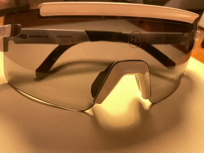 Oculos Hb Ciclismo Apex Pearled White Gray