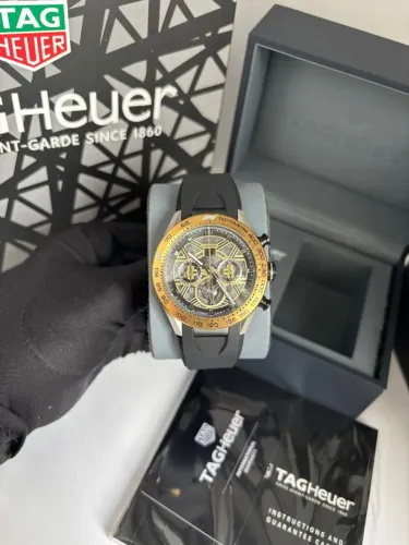 Relógio Estilo TAG Carrera Chronograph Tourbillon Extreme Sport | F1