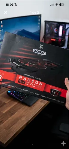Placa de vídeo RX 570 4gb