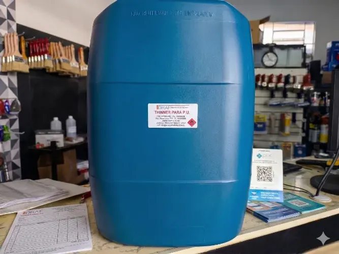 Thinner P.U. 50L - Bombona para Uso Profissional Contínuo