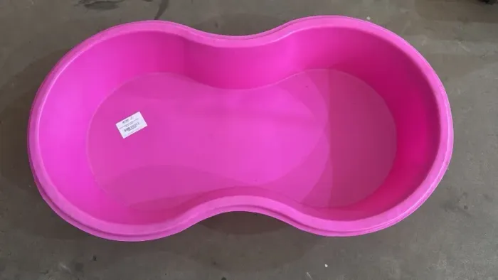 Piscina Infantil Feijão Afort 100L Rosa | Multiuso | Banheira, Piscina de Bolinhas e Pet