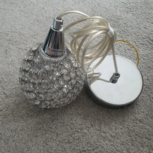 Lustre pendente pequeno 15cm