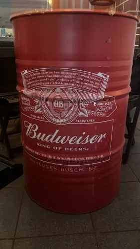 Tambor Budweiser decorativo 