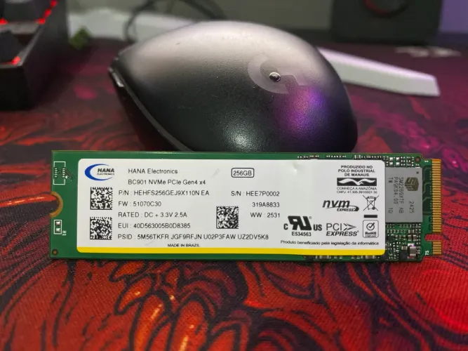 SSD NVME 256GB
