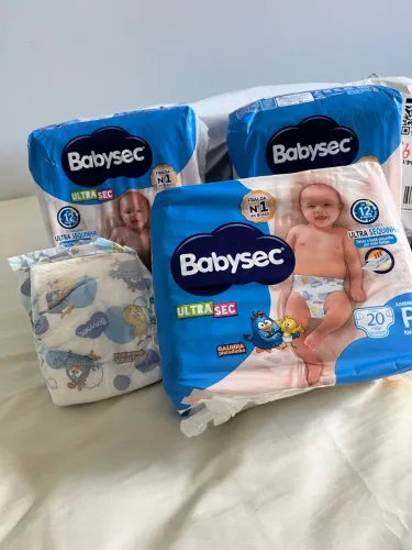 FRALDA BABYSEC P 8 PACOTE