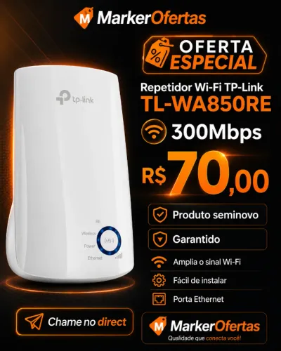 Repetidor Wi-fi TP-Link TL-WA850RE