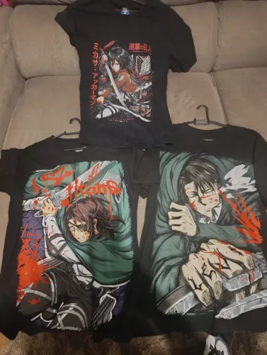 Ikaricorp attack on titan coleção camiseta / blusas