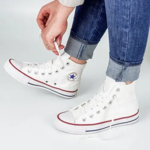Tênis all star cano alto branco tm 33