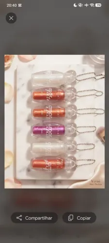 Gloss Vivai Amor Perfeito - Chaveiro