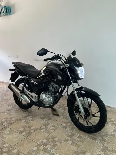 Honda Fan 160 2023 Preta
