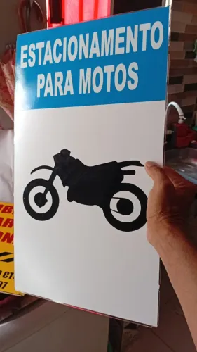 Placas adesivadas para comércio em geral
