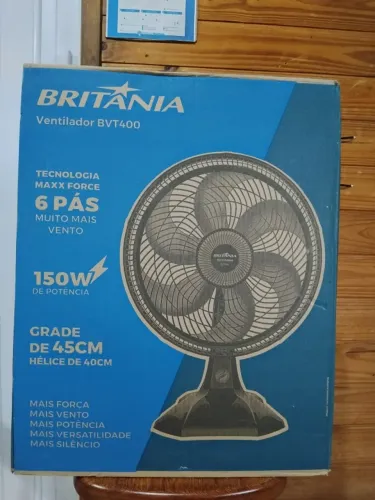 Ventilador Britania Mantenha o ambiente fresco e agradável com o Ventilador Britânia BVT40