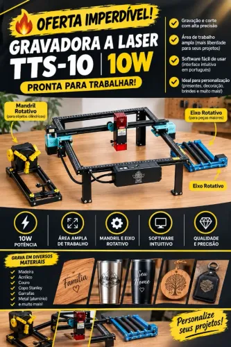 Gravadora a laser tts-10 