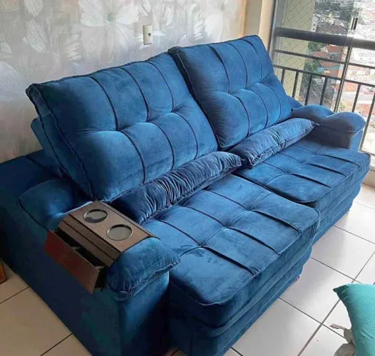 Super PROMOÇÃO FÁBRICA SOFÁ RETRÁTIL E RECLINÁVEL PAGA NA ENTREGA FRETE GRÁTIS 