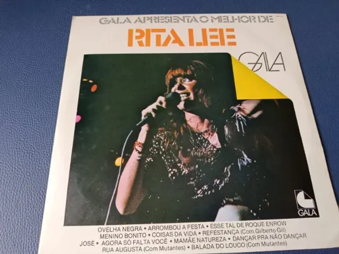 LP Gala apresenta O melhor de Rita Lee - Rock Nacional - Coletânea - novíssimo!!!