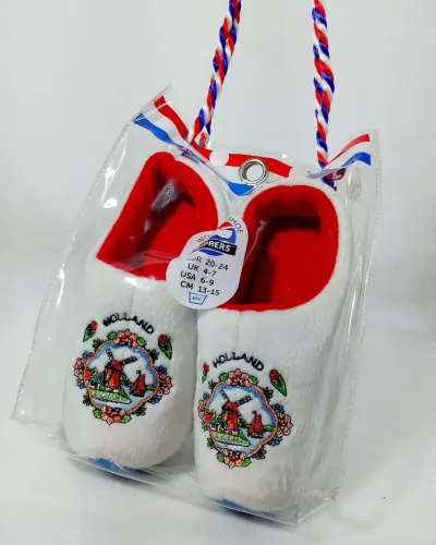 Pantufas Infantis temática Hollanda.
