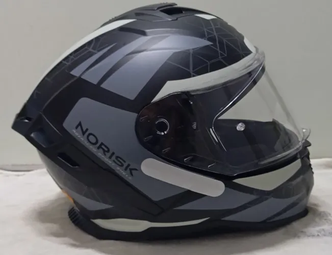 Capacete Norisk Strada 2 Evoque (Cinza e Preto) Novo!
