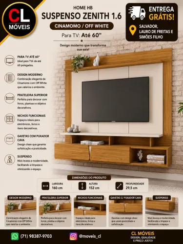 Painel suspenso zenith
