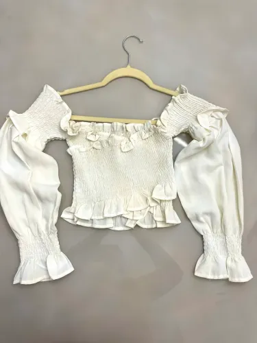 Blusa branca Cigana tamanho P