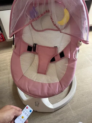 Cadeira de Descanso e Balanço Bebê Elétrica Fancy Maxi Baby
