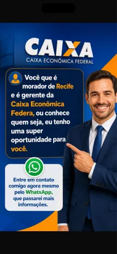 Você é gerente caixa ou conhece algum? (OPORTUNIDADE)?