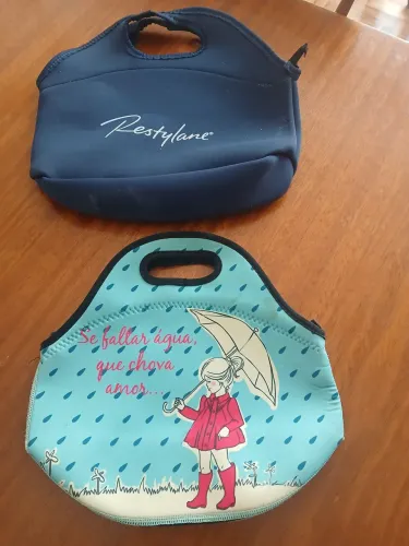 2 Lancheiras térmicas neoprene