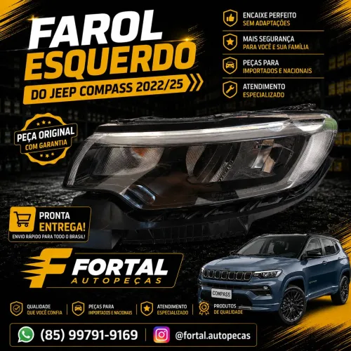 Farol do jeep Compass 2023/25 Original 