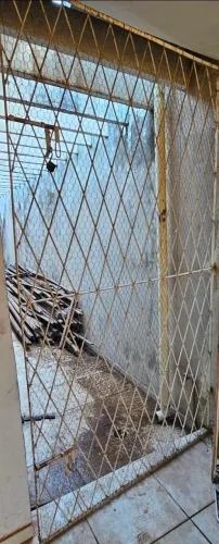 Portão de grade de ferro 1,29x2,40