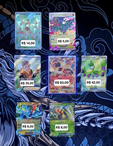 Cartas Pokémon IR, Ex, Promo e Mega - Lote 03