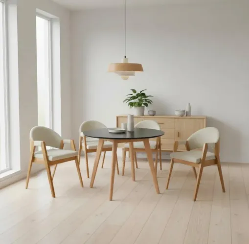 Conjunto mesa e cadeiras