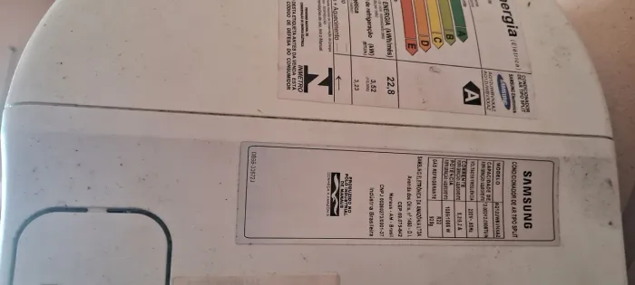 Ar condicionado Samsung (apenas parte interna)