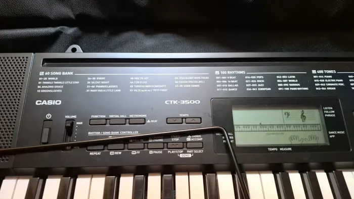 Teclado Cassio novo com acessórios