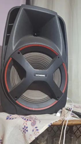CAIXA DE SOM Amplificada 550W RMS Bivolt CM-550 Preta 1 UN