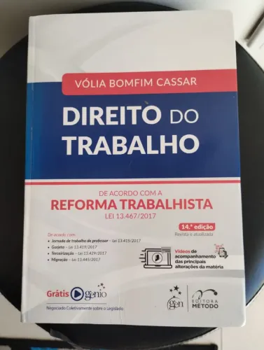 Direito do trabalho - De acordo com a reforma trabalhista - Lei 13.467/2017