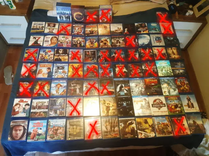Vendo coleção de blu-ray em 2D e 3D originais 