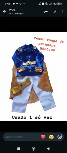 Roupa Príncipe criança