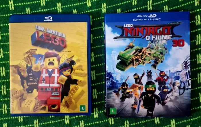 Blu-rays Uma Aventura Lego e Lego Ninjago
