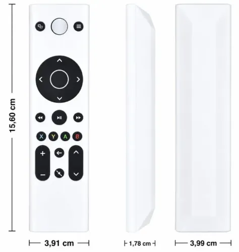 Controle remoto branco multimídia sem fio para Xbox One & Xbox Series X / S