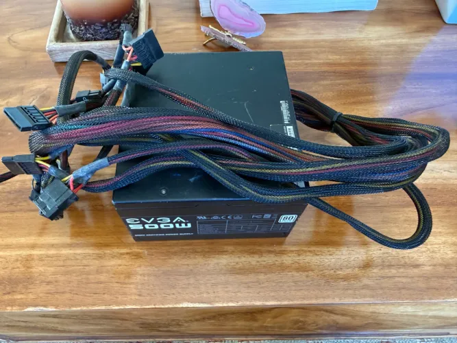 Fonte EVGA 500W (estragada)