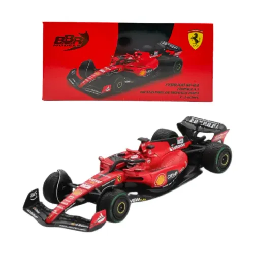 Miniatura Fórmula 1 Ferrari Charles Leclerc #16 2023 GP de Monaco SF23 F1